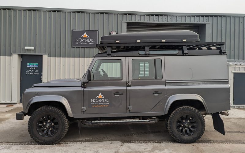 The Classic Defender 110 from the Nomadic Scotland fleet