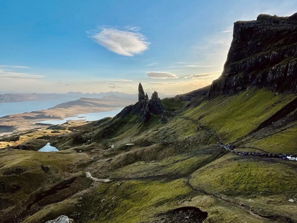 Old Mann of Storr on Isle of Skye.