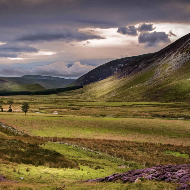 Braemar Mountain at sunset